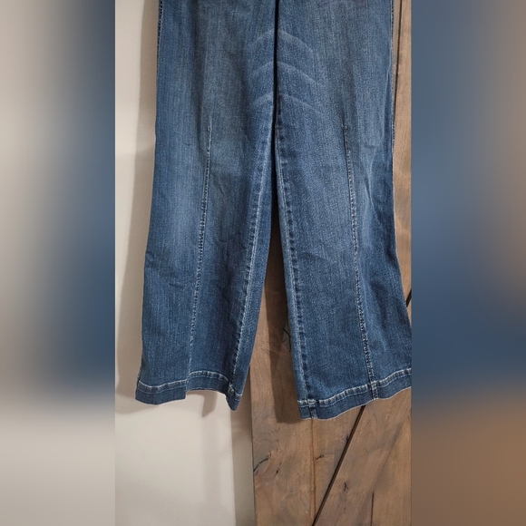SPANX Seamed Front Wide Leg Jean in Vintage Indigo. Size SP NWT - Picture 6 of 13